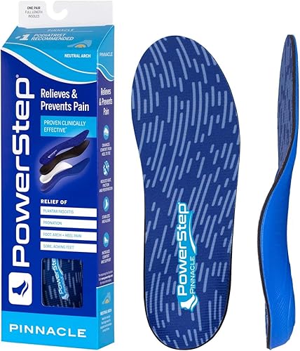 Powerstep Pinnacle Insoles for Arch Support and Pain Relief