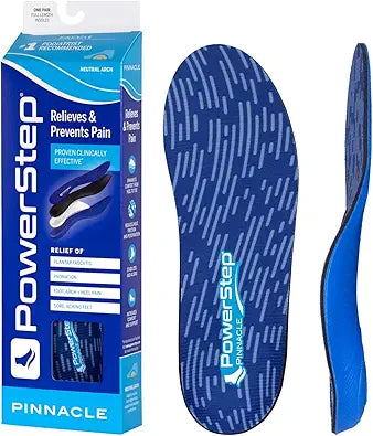 Powerstep Pinnacle Insoles for Arch Support and Pain Relief