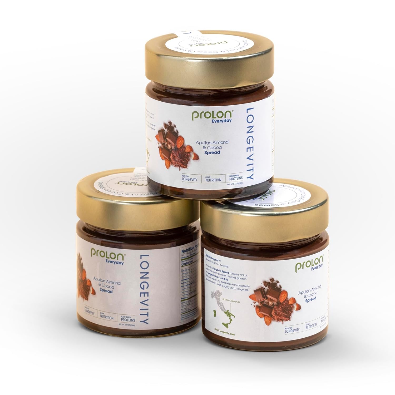 Prolon L-Spread Almond Chocolate Spread - Healthy Low Sugar Snack