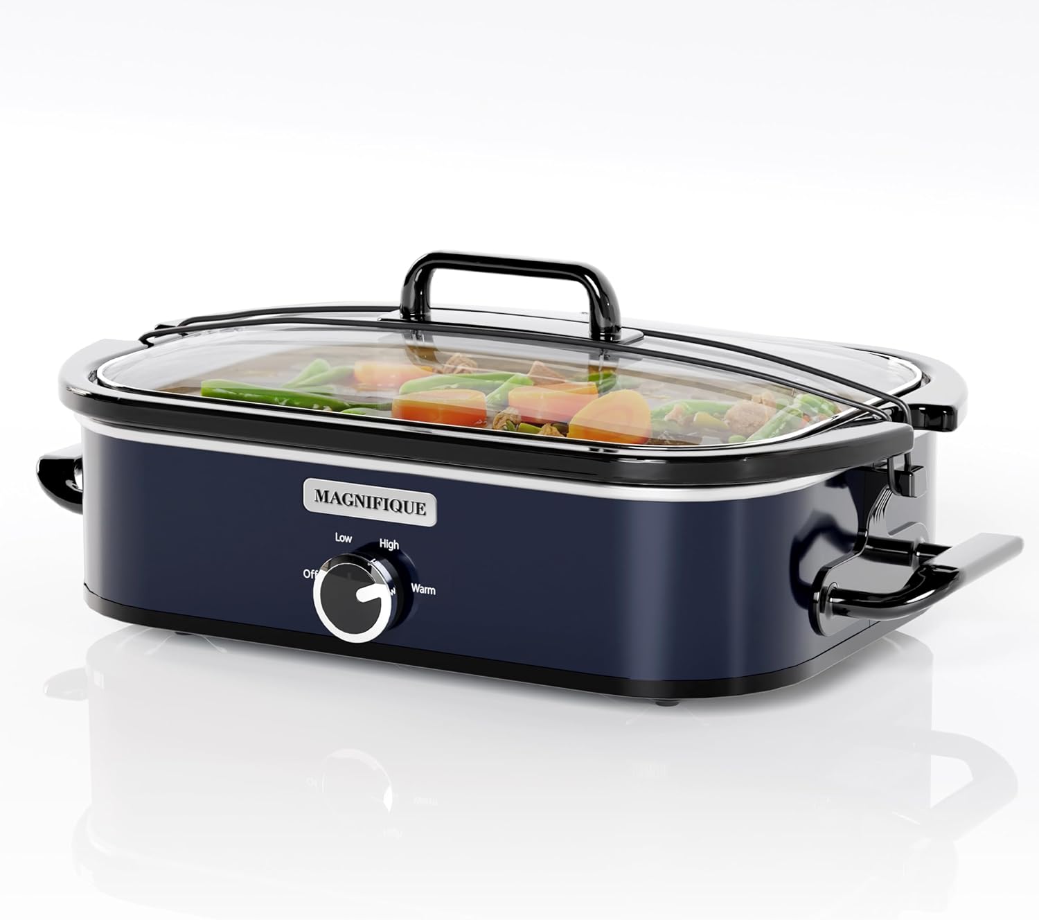 MAGNIFIQUE 4-Quart Slow Cooker for Effortless Family Dinners