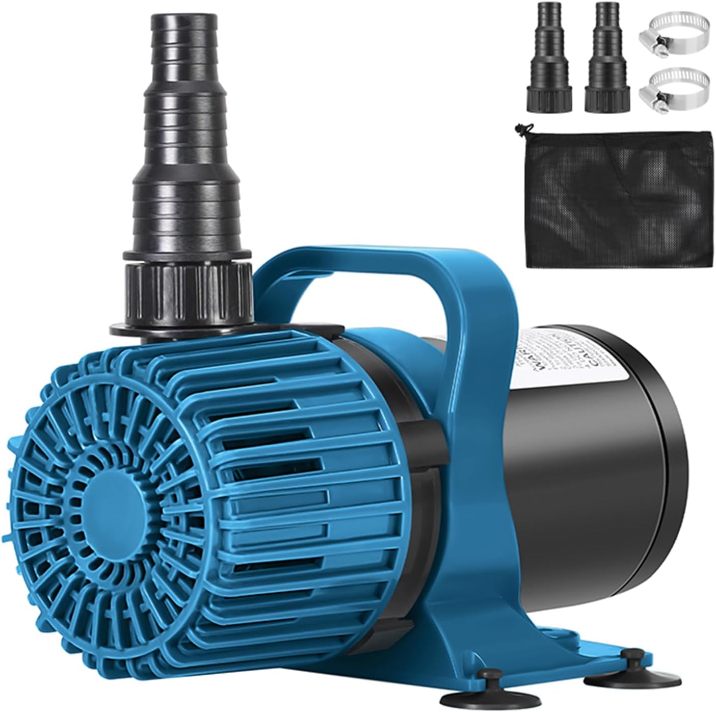 1600GPH Pond Pump for Outdoor Ponds and Water Gardens