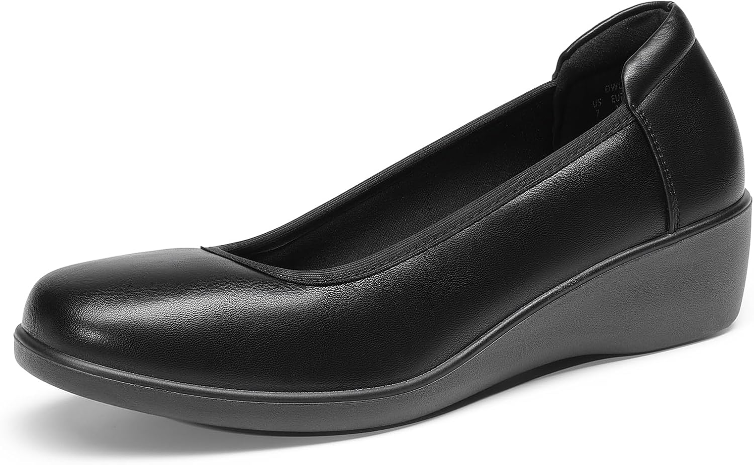 DREAM PAIRS Women's Low Wedge Heels for Office and Business