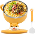Stainless Steel Dog Ramen Bowl Set - 40.6 OZ