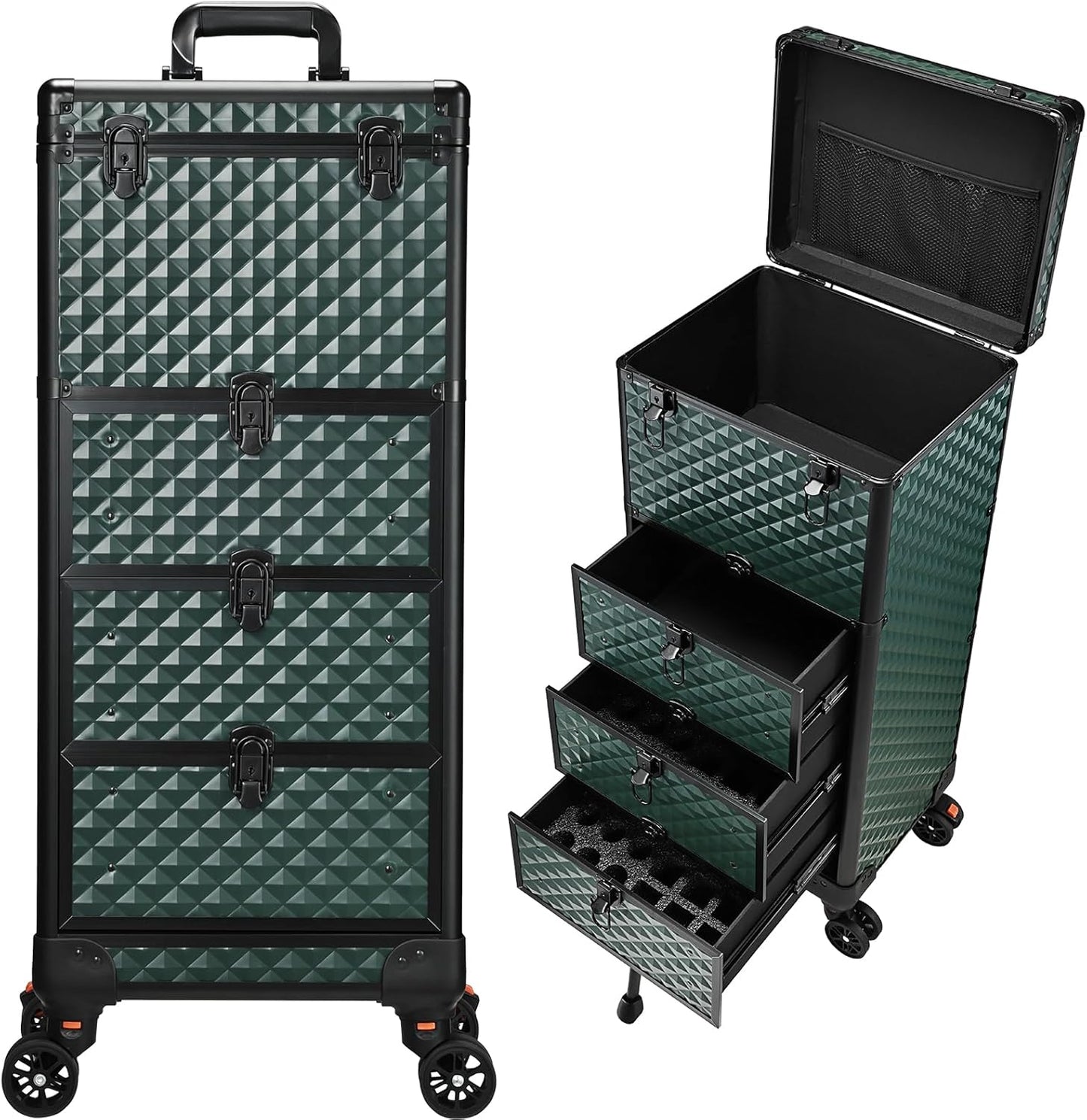 Nail Trolley Cart with 3 Drawers for Salon and Spa Use