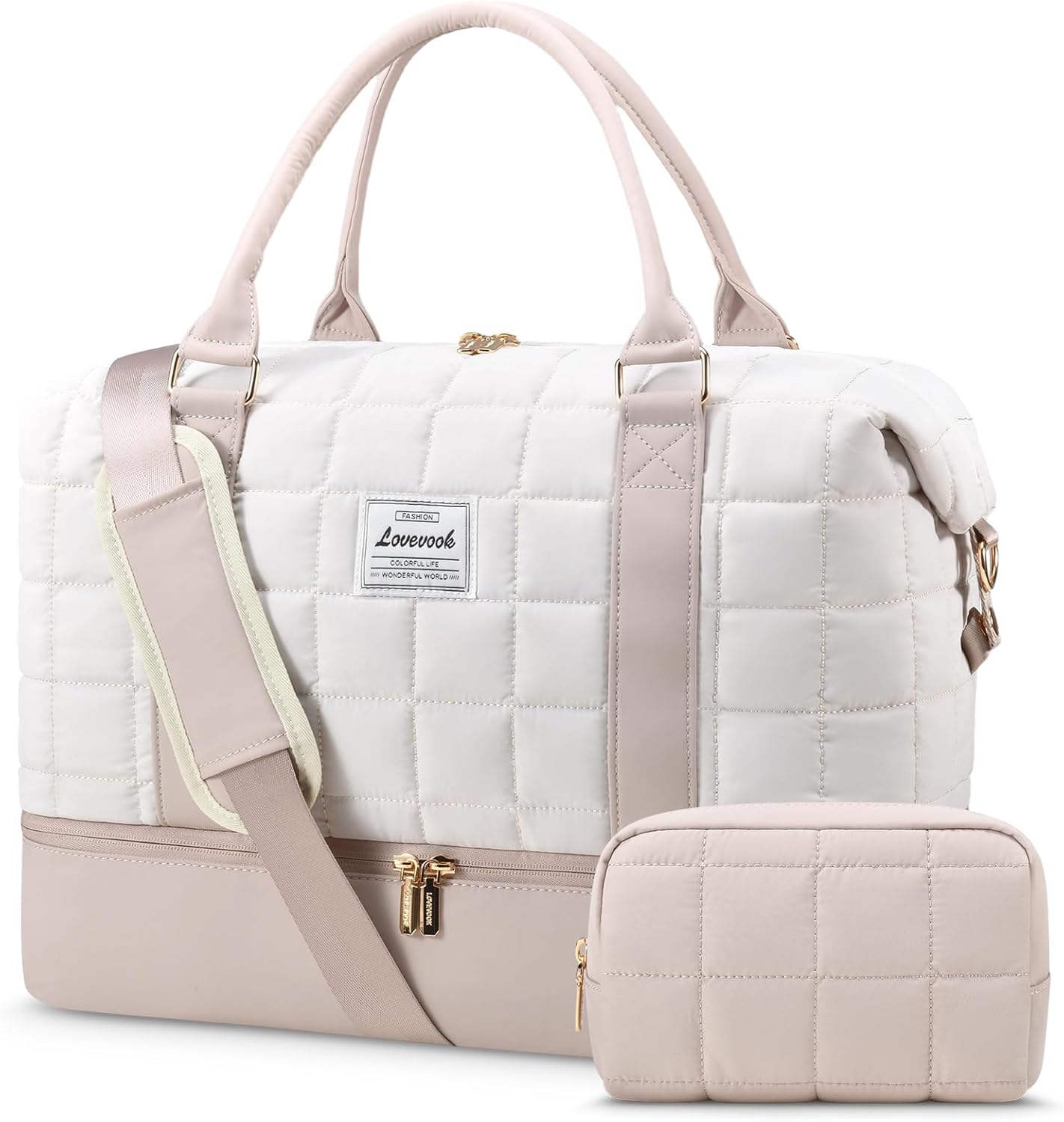 LOVEVOOK Weekender Bags for Women with Shoe Compartment