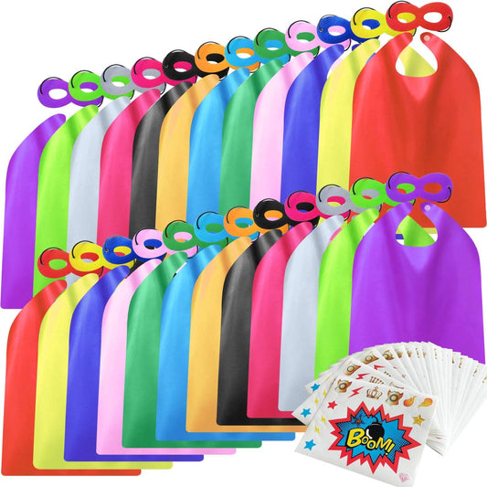 Superhero Capes and Masks for Kids Birthday Party Fun