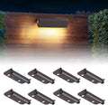 Kwinmyso 8 Packs 4in LED Hardscape Lighting for Outdoors