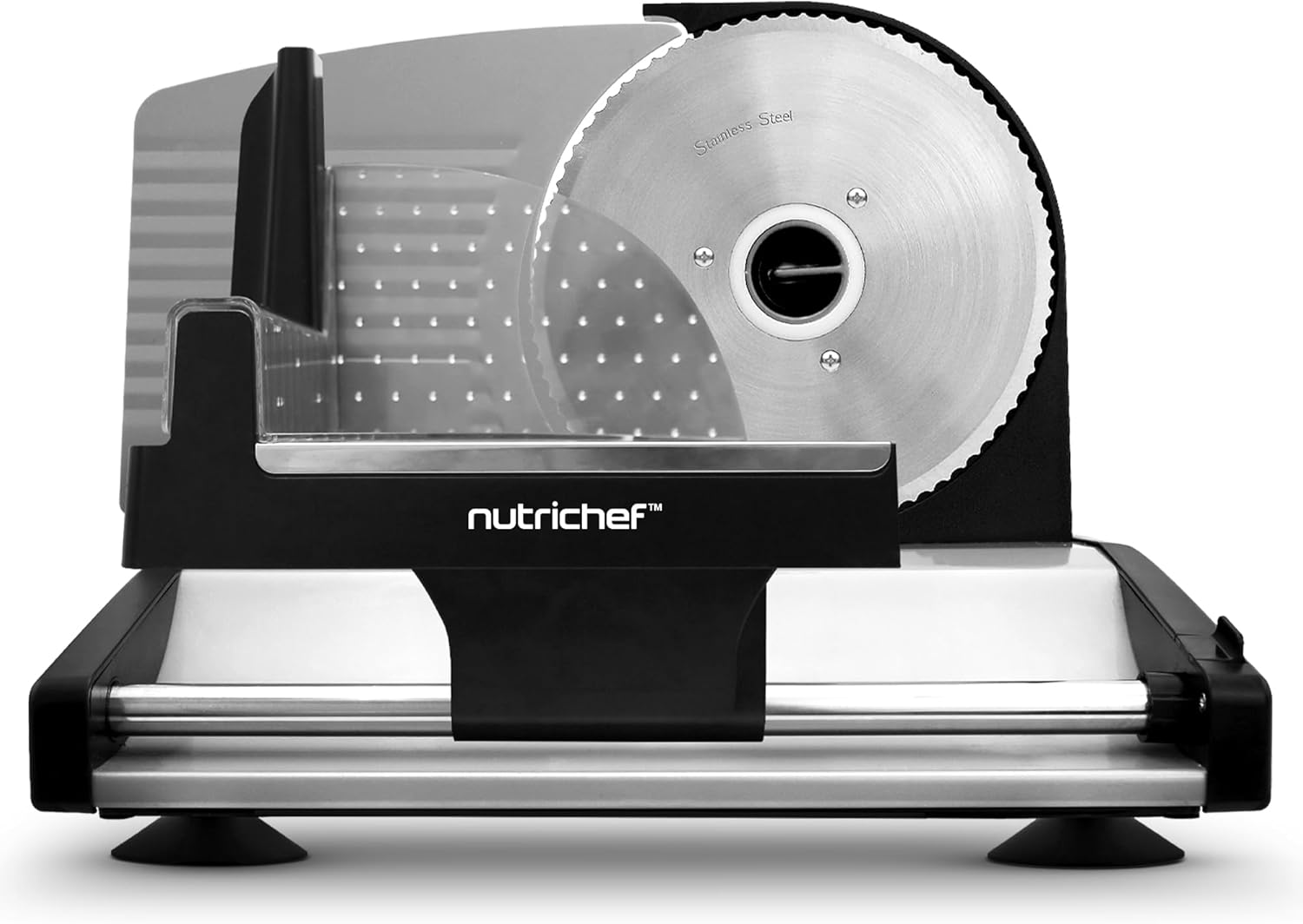 Nutrichef Electric Meat Slicer for Perfectly Sliced Meats