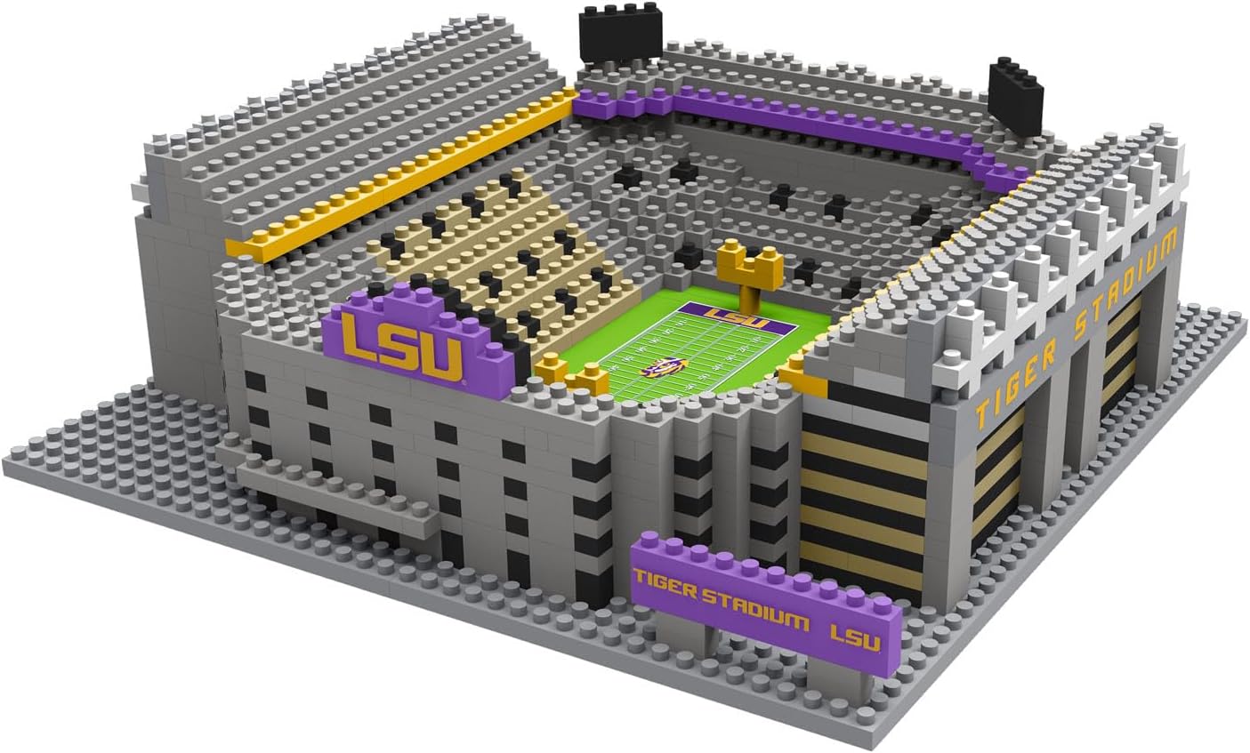 NCAA College Team Construction Blocks 3D Mini BRXLZ Stadium Set