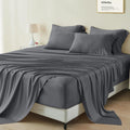 GOKOTTA Queen Size Sheets Set 6 Pieces - Breathable, Deep Pocket Fit