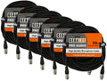 Gearlux XLR Microphone Cable Fully Balanced 50 ft - 6 Pack