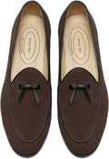 Journey West Suede Tassel Loafer for Women - Classic Slip-On Style in