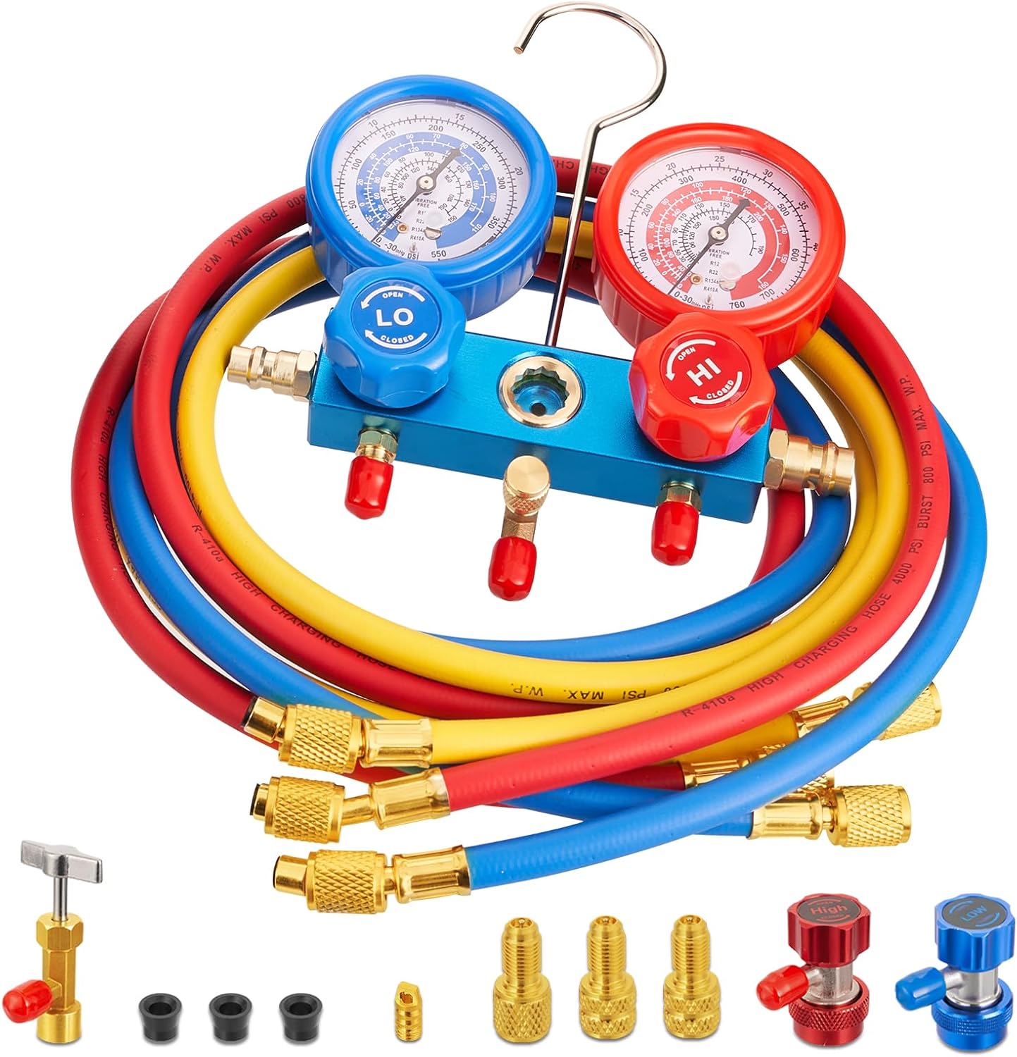 HVAC Manifold Gauge Set for R22 R410a R134a Refrigerants