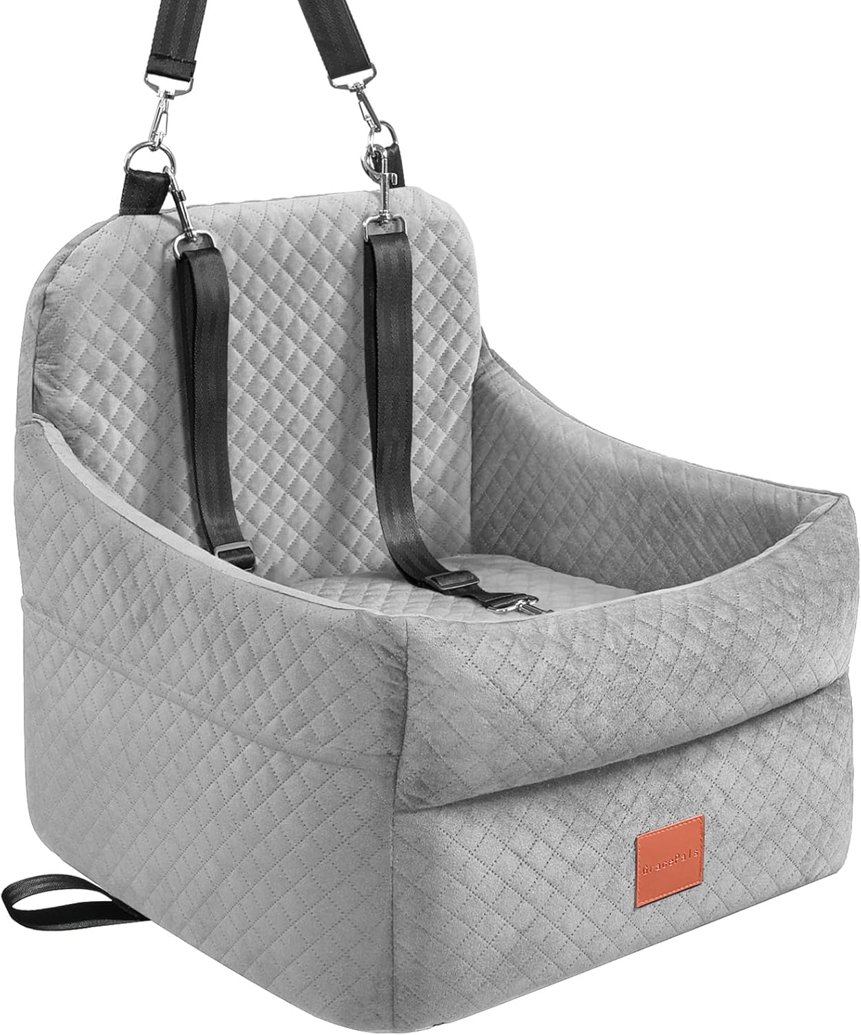 Dog Car Seat for Small/Medium Dogs Under 35lbs - Comfort & Safety