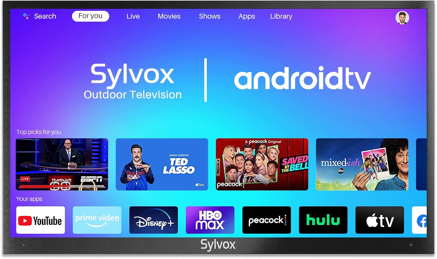 SYLVOX Outdoor TV 55in Deck Pro Series 4K UHD Smart TV Review