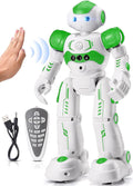 Gesture Sensing RC Robot Toy for Kids (Green) - Remote & Programmable