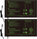 FOYOTO 2-Pack Waterproof Seedling Heat Mat Set - Faster Seed Germination!