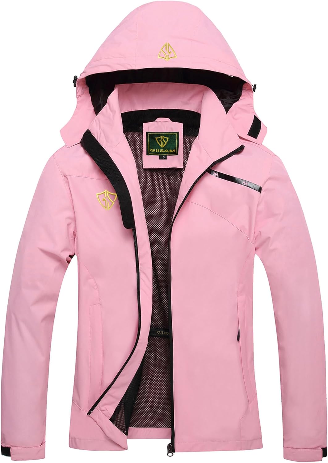 GIISAM Women's Waterproof Rain Jacket for All Weather Adventures