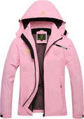 GIISAM Women's Waterproof Rain Jacket - Lightweight (Style WSFG)