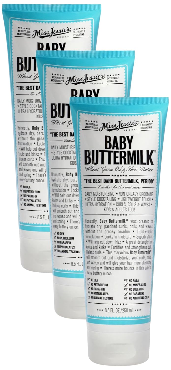 Miss Jessies Baby Buttermilk Cream for Hydrating Curls 8.5 oz
