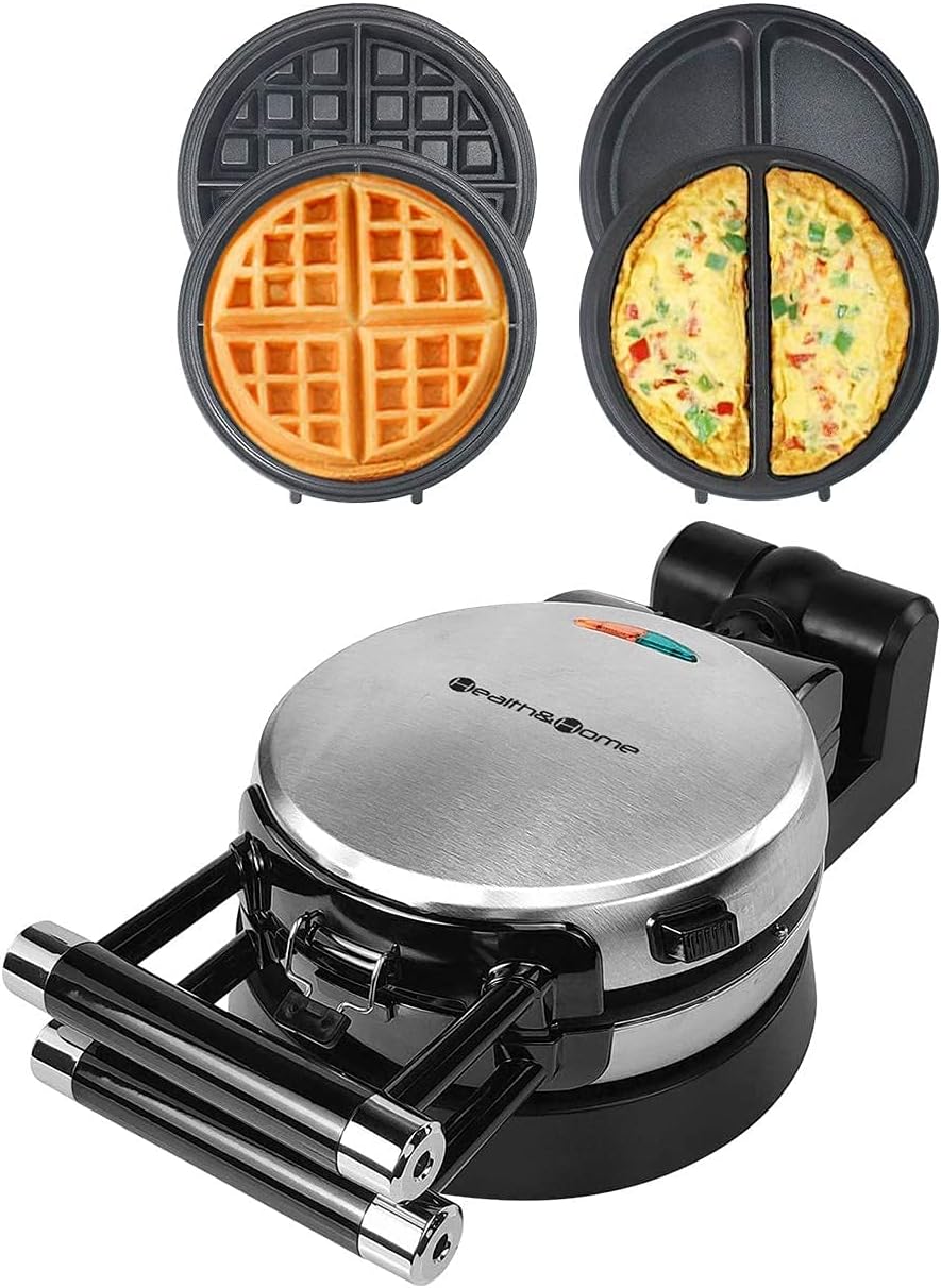 Transform Your Breakfast Game with Dual-Plate Waffle Maker