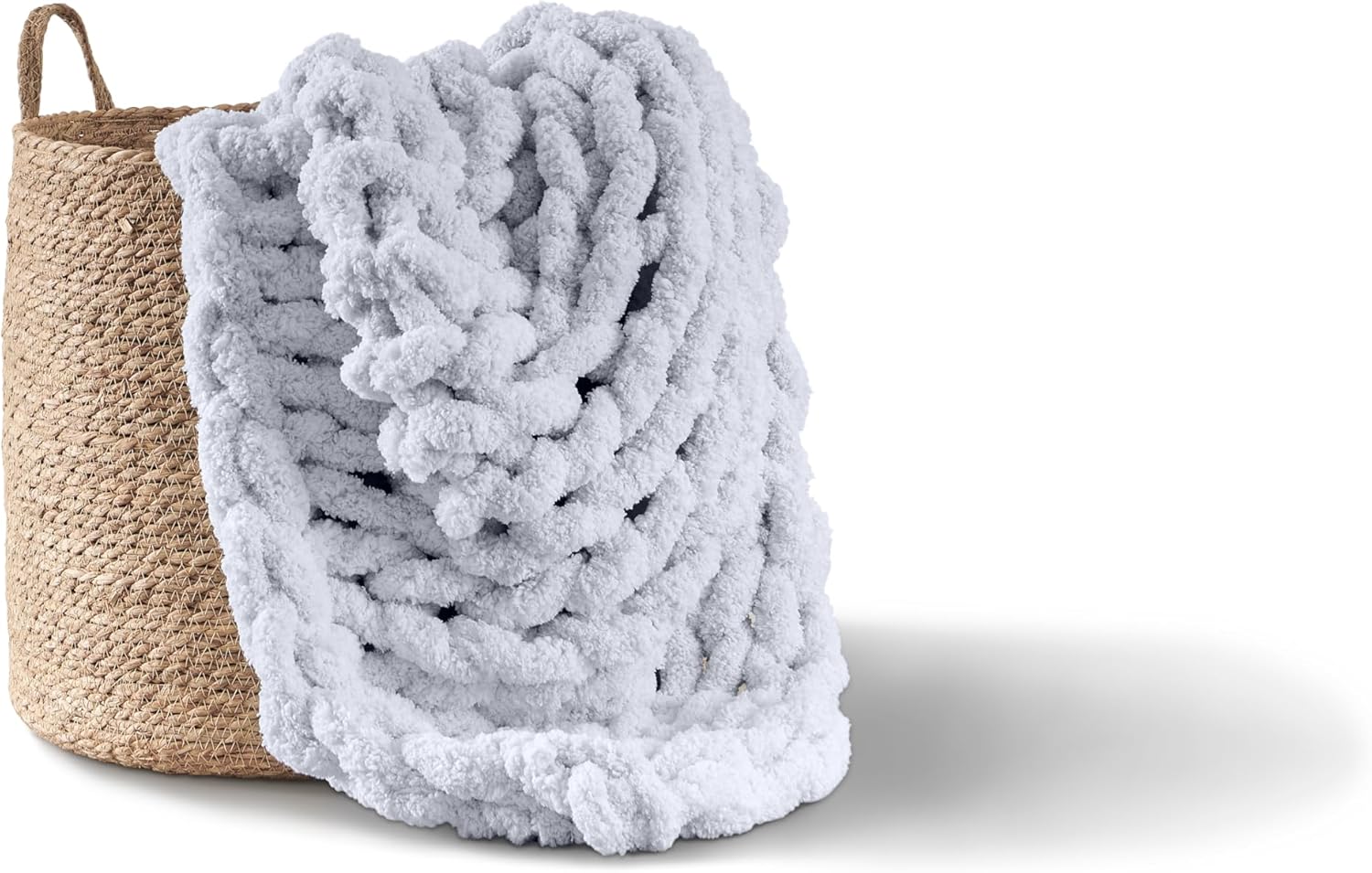 Adyrescia Chunky Knit Blanket Throw - Super Soft Hand Knit Comfort