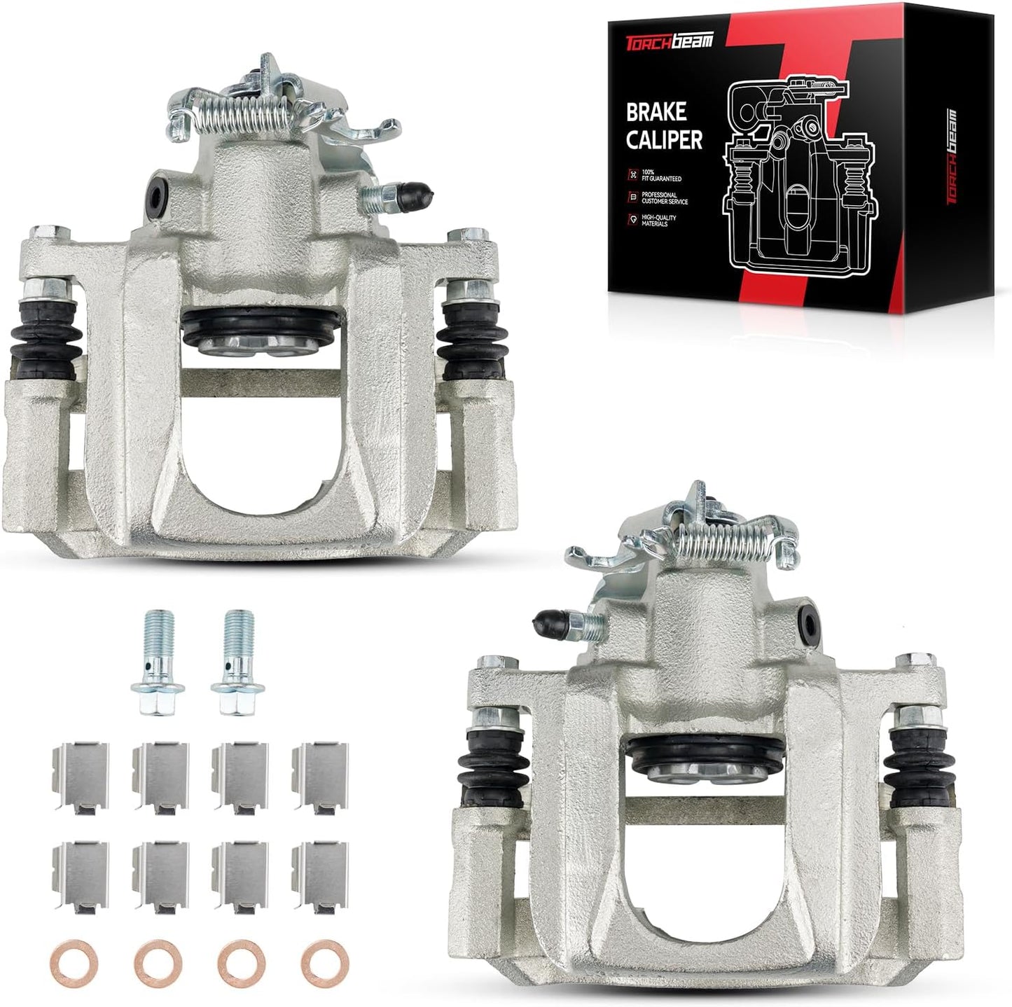Torchbeam Rear Brake Calipers Set for Chrysler and Dodge Vehicles