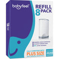 Babyfeel Refills for DEKOR PLUS Diaper Pails - Extra Thick Value Pack