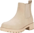 Vepose Women's 9607 Chelsea Ankle Boots for Women - Comfortable Low