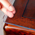 Clear Table Protector 2mm Thick 25 x 55 in - Heavy Duty Desk Mat