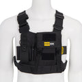 Radio Chest Harness Vest - Adjustable Utility Organizer for Ham Radio