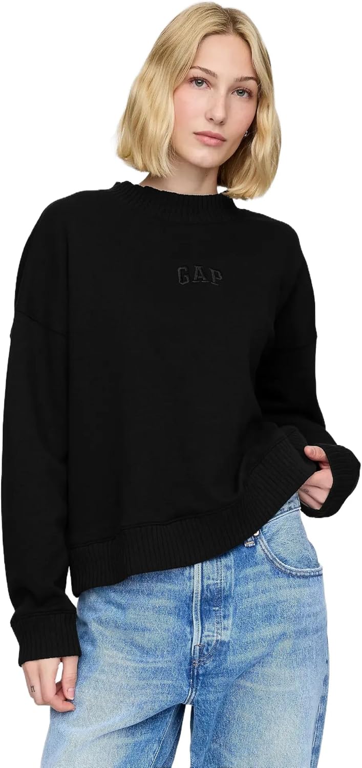 GAP Logo Mockneck Sweatshirt - Cozy Style Essential