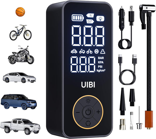 Fast Inflate Tire Pump - Cordless, 150 PSI, LED Light