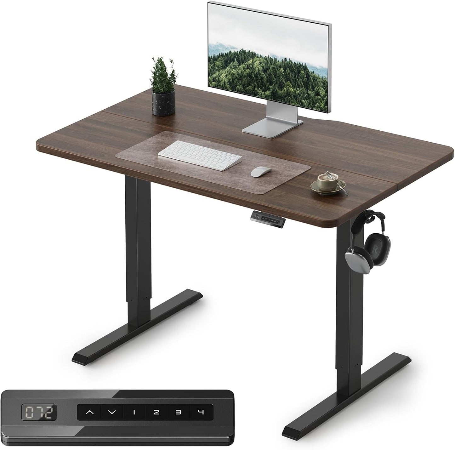 FEZIBO Electric Standing Desk 40 x 24 Inchs Height Adjustable