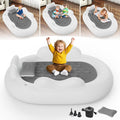 Inflatable Toddler Travel Bed with 3-Sides Blow Up Mattress - Portable