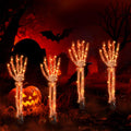 Halloween Decorations Outdoor Solar Skeleton Arm String Lights - 4
