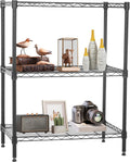 FDW Wire Shelving Unit 23D x 13W x 30H 3-Tier - Slim Heavy-Duty