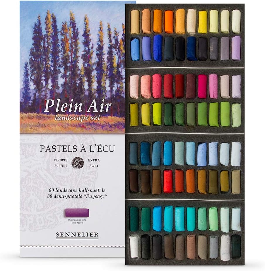 Savoir-Faire Sennelier Soft Pastels Half Stick Set for Artists