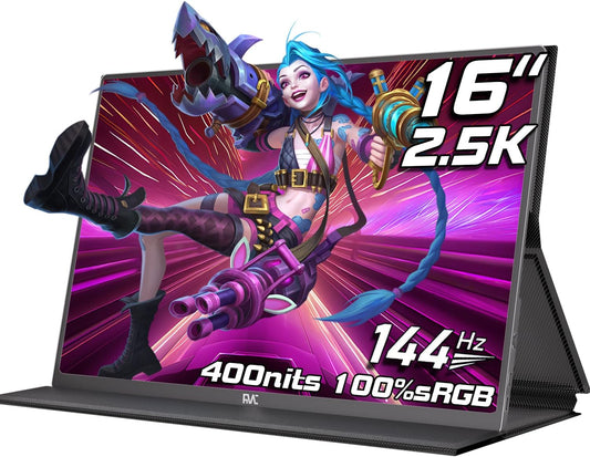 Portable 144Hz FMC Monitor - Ultimate Gaming On-the-Go!