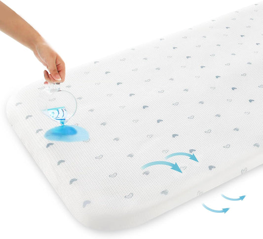 Biloban Bassinet Mattress Pad 35in x 20in for Baby Sleepers