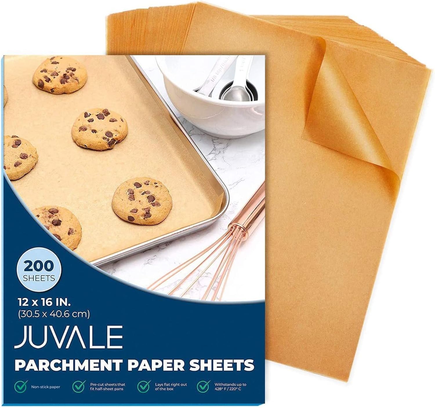 Nonstick Baking Liners - 200 Pack 12x16 - Juvale