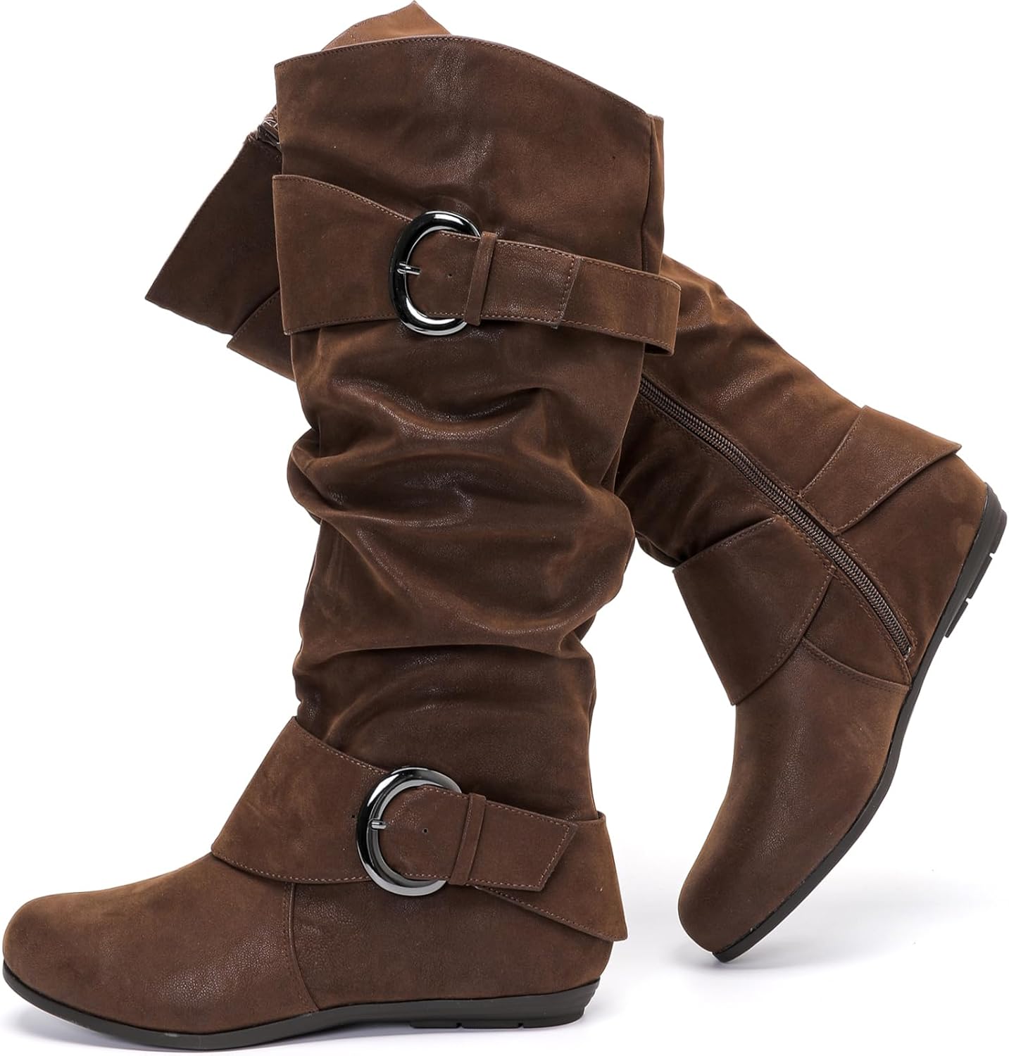 Luoika Women's Extra Wide Calf Knee High Slouchy Boots Review