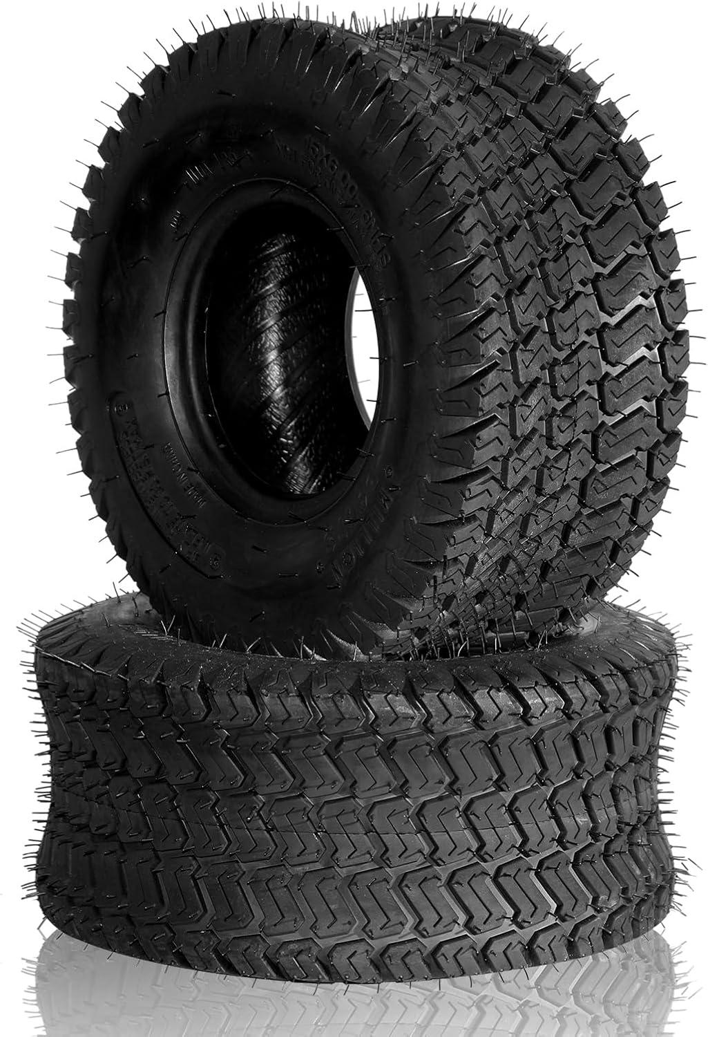 MOTORHOT 15x6.00-6 Lawn Mower Turf Tires for Garden Use