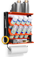 Ultrawall Spray Can Holder Rack With Paper Towel Holder - Garage