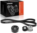Serpentine Belt Drive Kit with Tensioner & Idler - Reliable Fit for GM