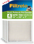 Filtrete 12x20x1 AC Furnace Air Filter 4-Pack - MPR 700