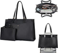 Laptop Tote Bag for Women with Multi Pockets and Cup Holder