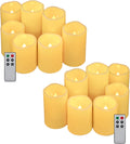Flameless LED Candles 14pcs with Remote Timer - Waterproof Warm Glow
