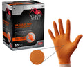 Maximum Grip Disposable Nitrile Gloves, 8 mil Thick, Rip Resistant - Venom Steel