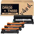 v4ink Compatible DR630 TN660 Drum and Toner Set - High Yield